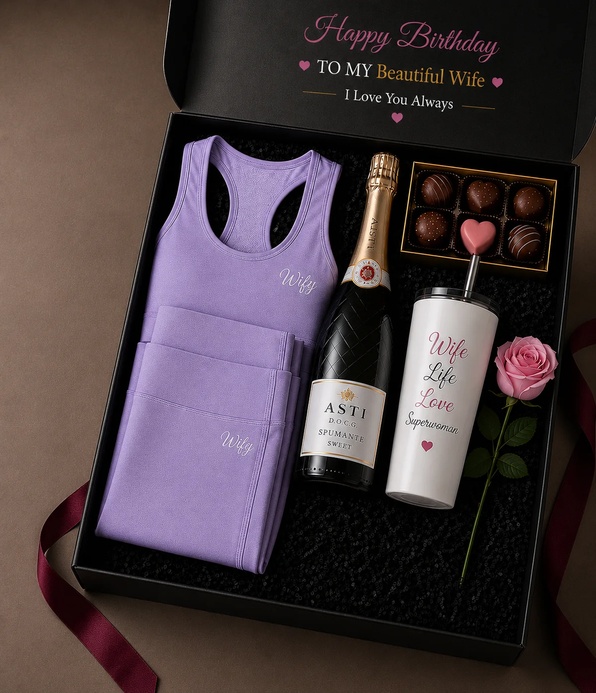 Active Elegance Gift Box — custom printed by Leeshprint