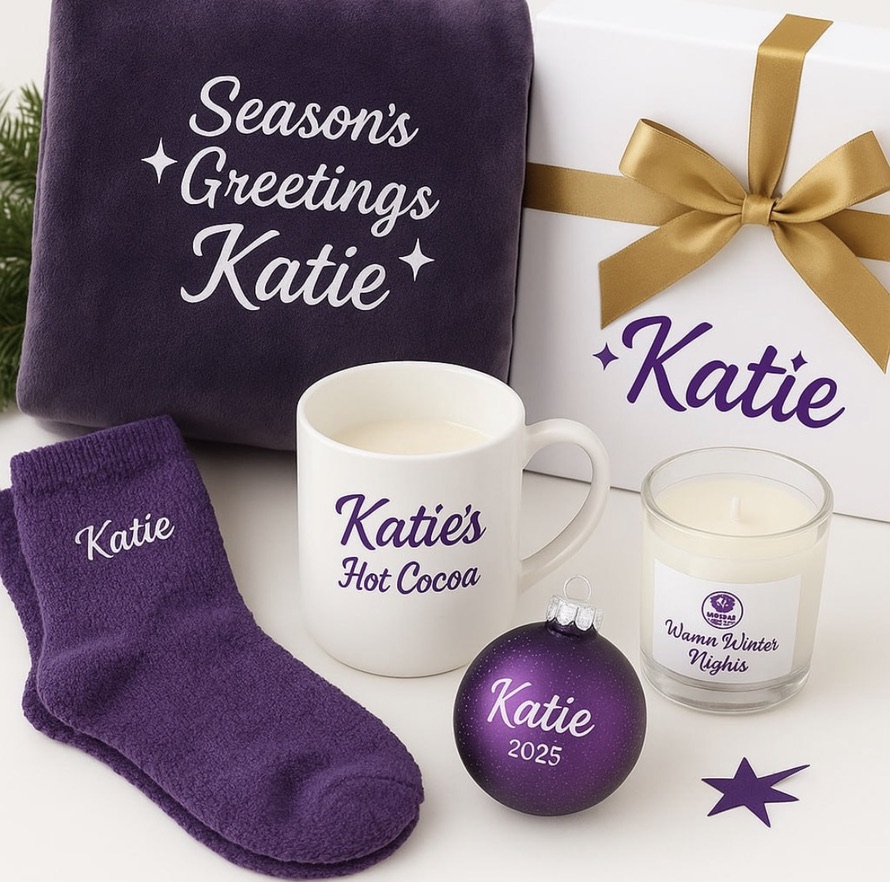 Season's Greetings personalised gift set