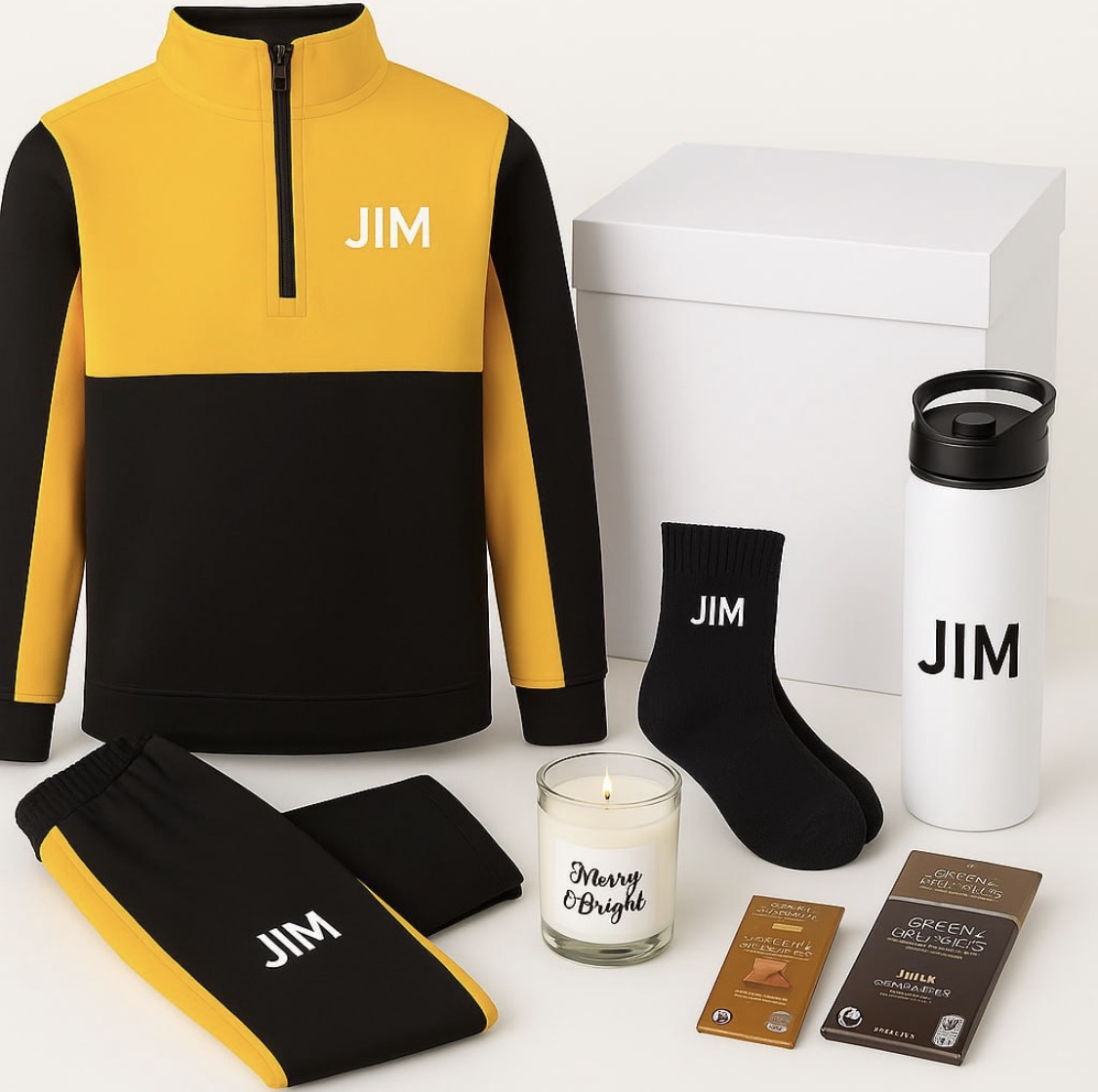 Personalised name loungewear gift box