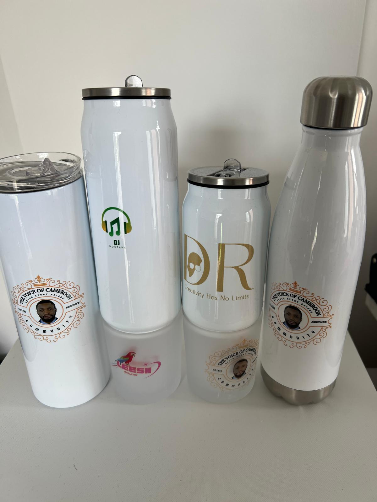 Branded drinkware range