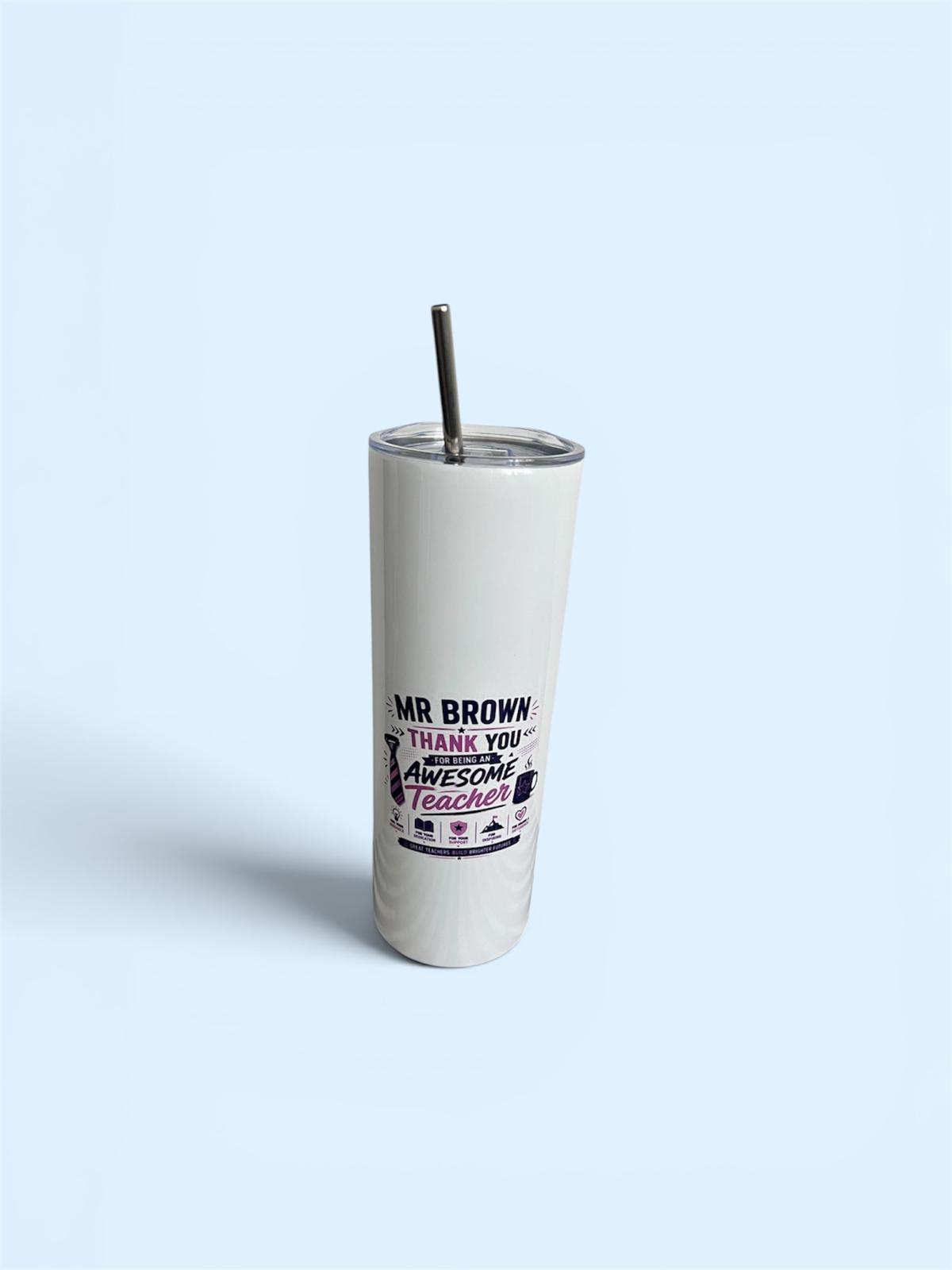 Awesome Teacher tumbler